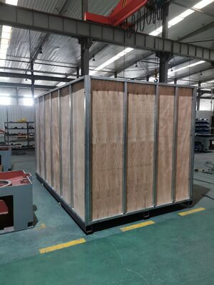 Máquina de destello de bolas de acero con potencia de 45 kW y capacidad de carga de 400 kg