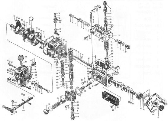 495AG Parte de repuesto del motor diesel - Bomba de inyección de combustible - 495A-30000