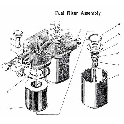 DURA Diesel Engine Spare Parts for 2105A 2105A-3A 2105A-6 495AG 495BG-Electric Start Water-Cooled Multi-cylinder 2251CC 24HP