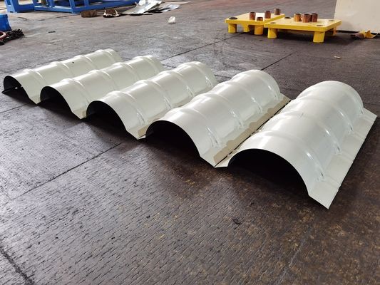 Rollo de acero del panel de Ridge Cap Metal Roofing que forma la máquina